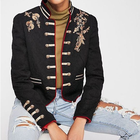 free people lauren band jacket